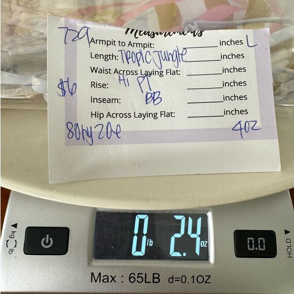 NWT Billabong Women's Tropic Jungle Colorful Palm Print Reversible Bikini Top L - Picture 8 of 11